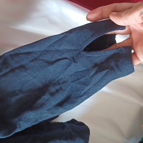 Vintage Sag Harbor Lightweight Blue pink Floral Embroidered Blazer - Picture 5 of 7